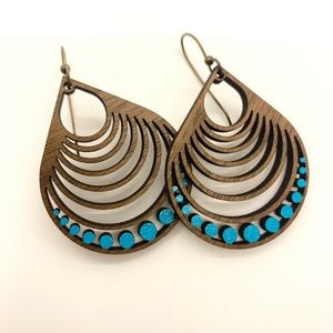 Wooden earrings